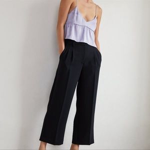 Effortless cropped pant black size 2